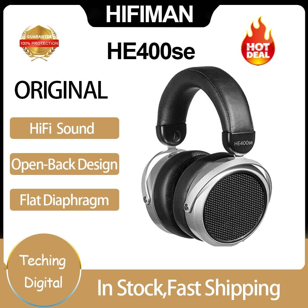 Original Hifiman HE400se Over Ear Planar Magnetic Headphones