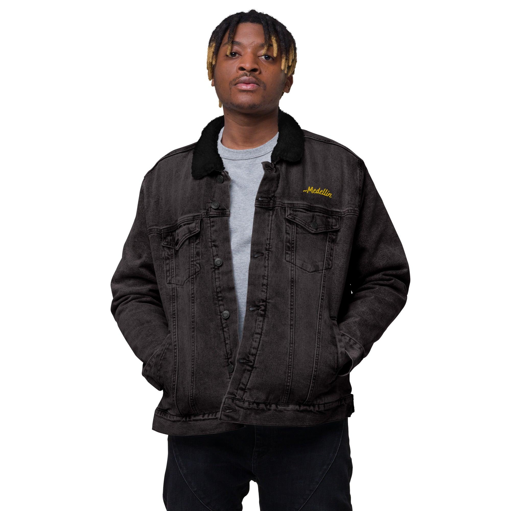 Denim Sherpa Jacket Unisex Medellin - GADGIGEAR